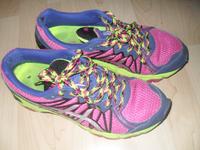 ASICS Schuhe 39.5 Fuji Trabuco bunt Damen Sportschuhe Bielefeld - Bielefeld (Innenstadt) Vorschau