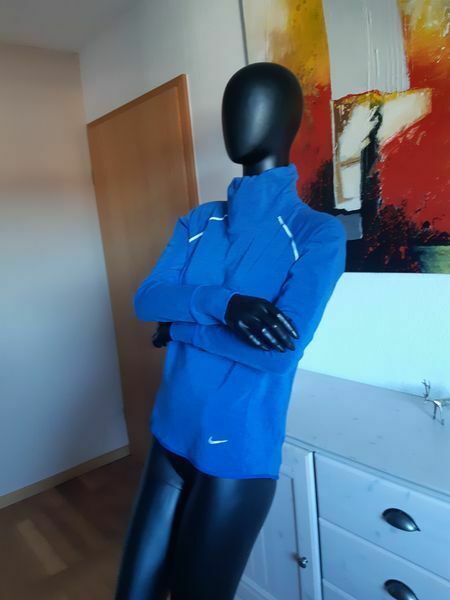 Nike Langarmshirt DRI-FIT Damen Blau in Größe S in Aschaffenburg