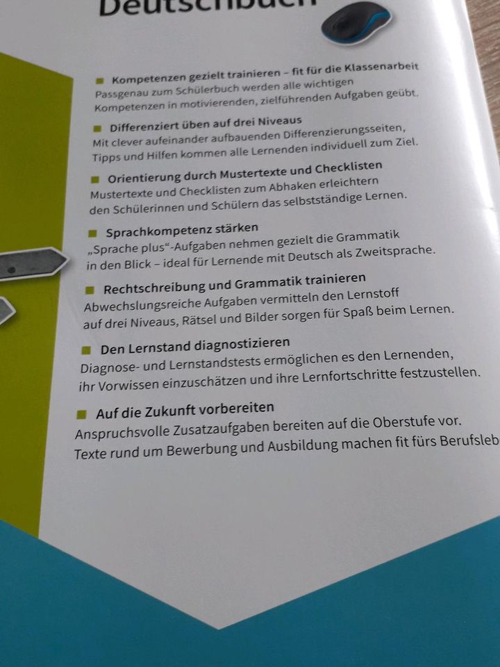 Deutsch Klasse 9 Arbeitsheft mit Lösung  neu  diff. in Delitzsch