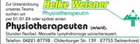 Physiotherapeut m/w/d gesucht Niedersachsen - Ganderkesee Vorschau