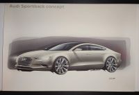 Rarität | Audi A7 Sportback Concept Print Poster Artwork  LIMITED Bayern - Ingolstadt Vorschau