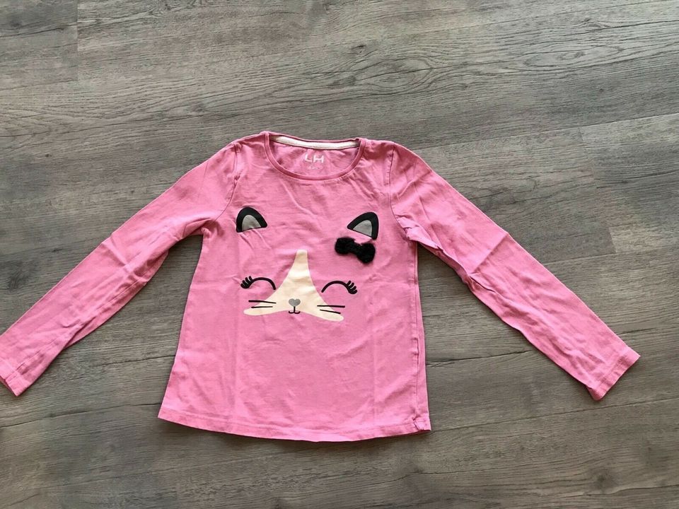 Pullover Katze pink Gr. 128 *Top Zustand* in Holzwickede