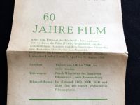 Flyer für Film Kino Programm Ausstellung DDR Berlin 1958 Kiel - Steenbek-Projensdorf Vorschau