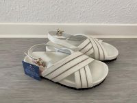 Neu Steffen Schraut Sandalen Weiß Leder Elegant Luxus Edel Gold Düsseldorf - Angermund Vorschau