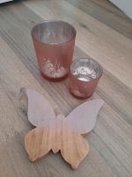 Deko Teelichthalter Schmetterling Holz Bayern - Schwandorf Vorschau