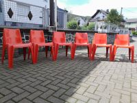 6 Bofinger Stühle orange originale Stapelstühle Hessen - Dornburg Vorschau