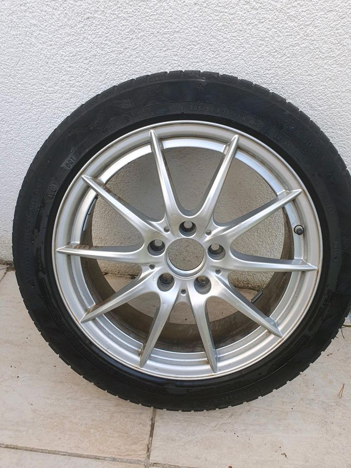 17"Zoll Winterräder Mercedes-Benz mit Continental Winterbereifung in Fürth