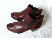 Lavorazione Artigiana Italy bequeme Stiefelette 36 Leder Rotbraun Hessen - Weilburg Vorschau