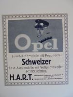 OPEL Luxus-Automobile mit Pneumatik - Anzeige Freundschaft 1916 Stuttgart - Stuttgart-Mitte Vorschau