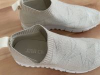 Jimmy Choo Sneaker Lurexstrick Beige Grau Silver Gr. 38 Neuwertig Baden-Württemberg - Heddesheim Vorschau