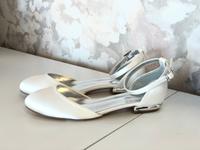 flache Schuhe in weiß, NEU, Gr. 38 Niedersachsen - Ankum Vorschau