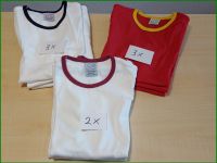 8 Stück T-Shirt Logoshirt zweifarbig Rundhals Kurzarm Baumwolle S Sachsen - Schneeberg Vorschau