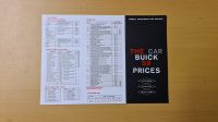 1959 Buick Preisliste / Preise für LeSabre, Invicta, Electra Baden-Württemberg - Besigheim Vorschau