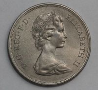 England 25 Pence 1972 silbernes Jubiläum Verlobung Elizabeth II Niedersachsen - Weener Vorschau