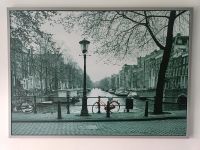 Fotodruck gerahmt "rotes Fahrrad" Amsterdam Nordrhein-Westfalen - Recke Vorschau