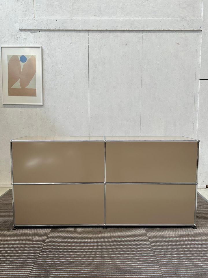 USM Haller Sideboard 2x2 - 4 Klappen Beige in Aachen