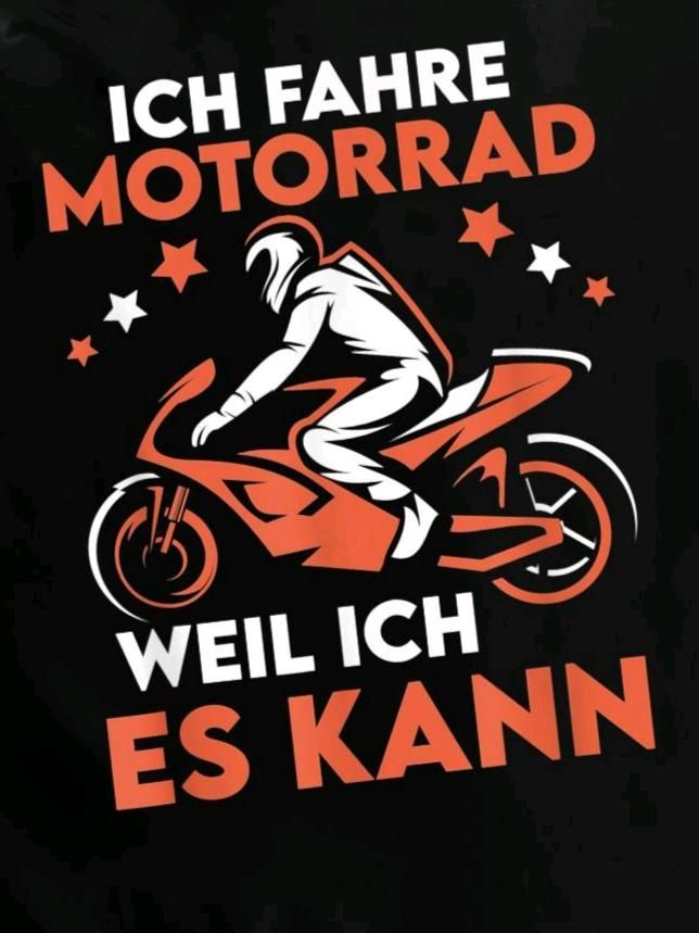 Damen und Herren Tshirt Motorrad BMW DUCATI HONDA SUZUKI in Geeste