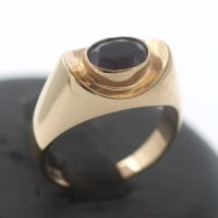 Tansanit Ring 585 Gold 14 Kt Gelbgold www.juweliero.de Nordrhein-Westfalen - Gelsenkirchen Vorschau