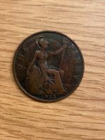 One Penny 1913 Münze Münzsammlung Groß Britannien GB Bayern - Eggenfelden Vorschau