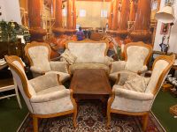 Couch mit 4 Sessel Nieten Chippendale Art Hessen - Rüsselsheim Vorschau
