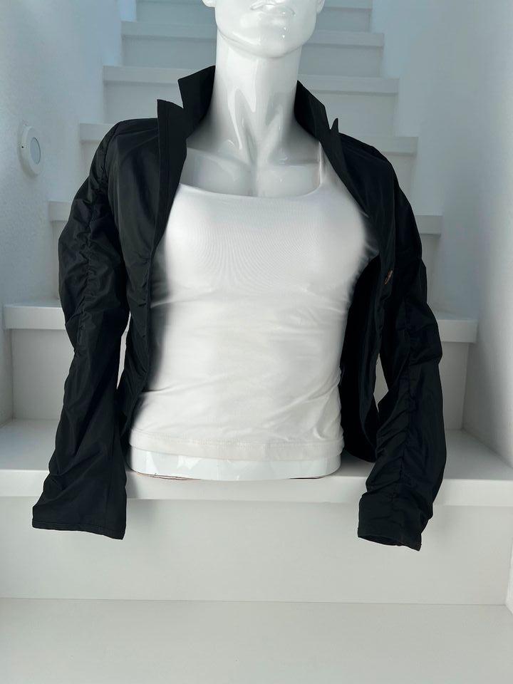 NEU René Lezard ❤ Blazer tailliert 34 schwarz Cupro Designer in Friedrichshafen
