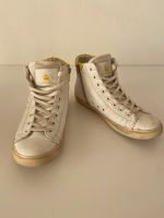 Leather Crown Sneaker High, offwhite/yellow, Gr. 38 Bayern - Grub a. Forst Vorschau