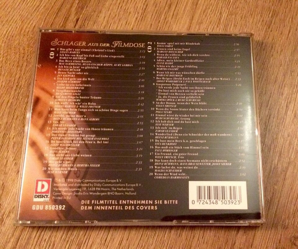 Schlager aus der Filmdose | CD | Sampler | Doppel in Braunschweig