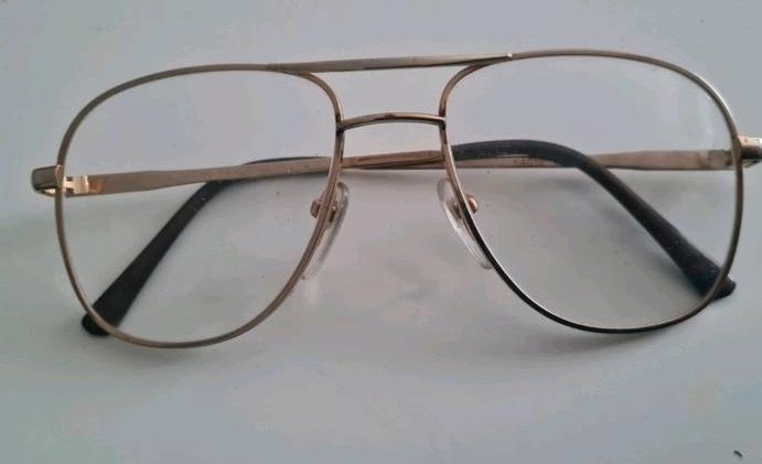 Vintage Meitzner Hamburg  Gold Aviator Brille Brillengestell in Solingen