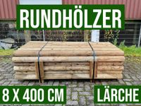 Palisade Rundholz Schneefangholz Stangen Holz - 8 x 400 cm LÄRCHE Nordrhein-Westfalen - Lennestadt Vorschau