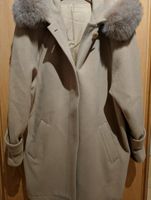 Vintage Mantel mit Pelz | Wollmantel | Winter | beige creme Aubing-Lochhausen-Langwied - Aubing Vorschau