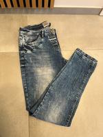 Hose Jeans blau Cecil 29 xl 42 Mode Blogger röhrenjeans Bayern - Kahl am Main Vorschau