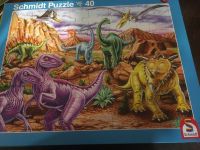 Schmidt Puzzle Rahmenpuzzle Dinosaurier ab 4 Jahre 40 Teile Thüringen - Nordhausen Vorschau