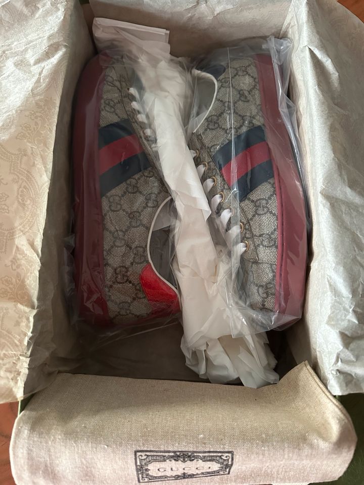 Gucci Ace Sneaker GG Supreme Gr.41,5 NEU Ungetragen OVP in Osterode am Harz