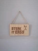 Steak it easy Holzschild Niedersachsen - Langenhagen Vorschau