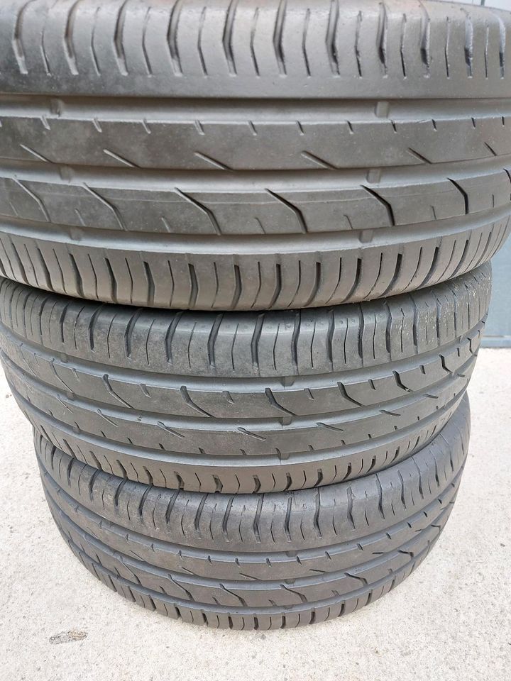 4x Sommerreifen 195/55R16 87H Continental in Detmold