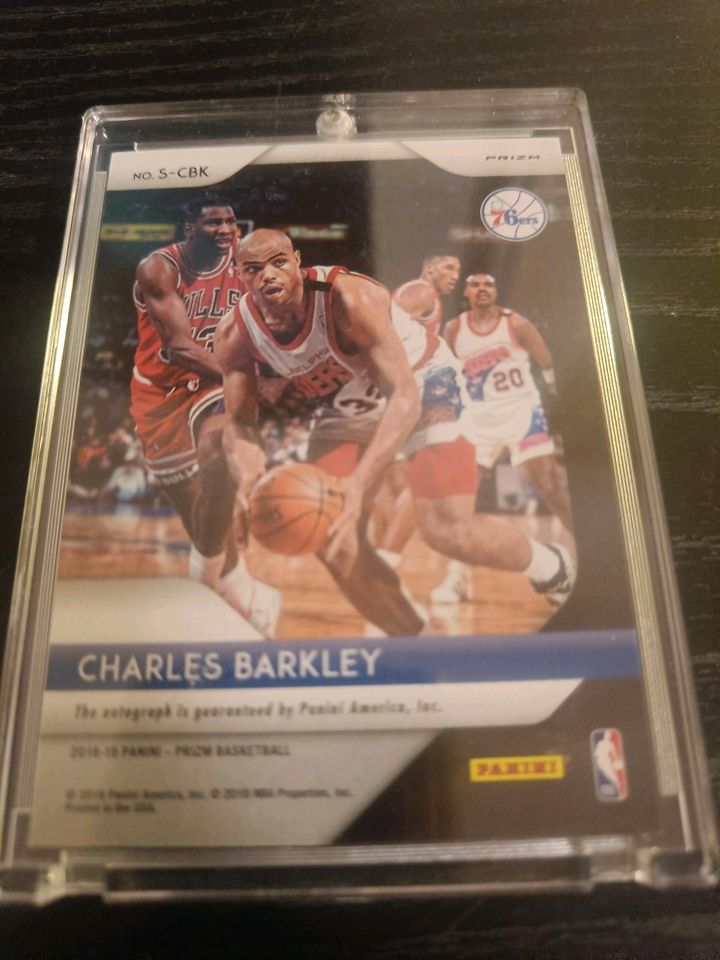 Charles Barkley Autogramm Trading Card Prizm Red Choice 18/19 in Düsseldorf