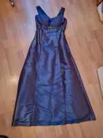 Schönes Abendkleid bodenlang blau Größe 38/40 Hessen - Wiesbaden Vorschau