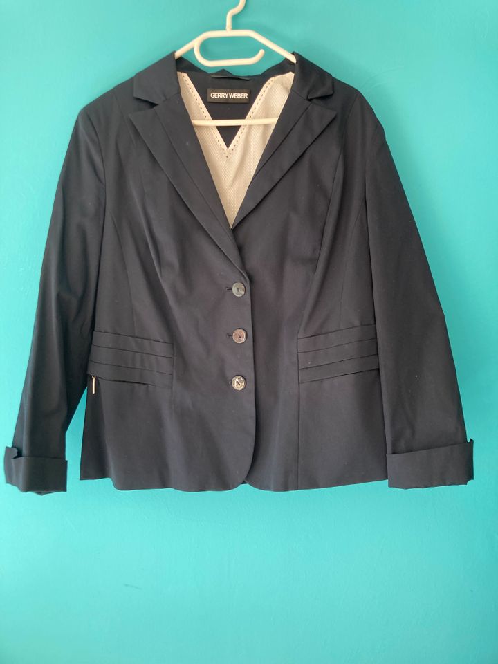 Damenblazer, Gerry Weber, Gr. 46, dunkelbau in Waldkirch