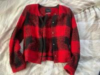 Oui Luxury Edition Jacke 40 rot kariert Nordrhein-Westfalen - Hamminkeln Vorschau