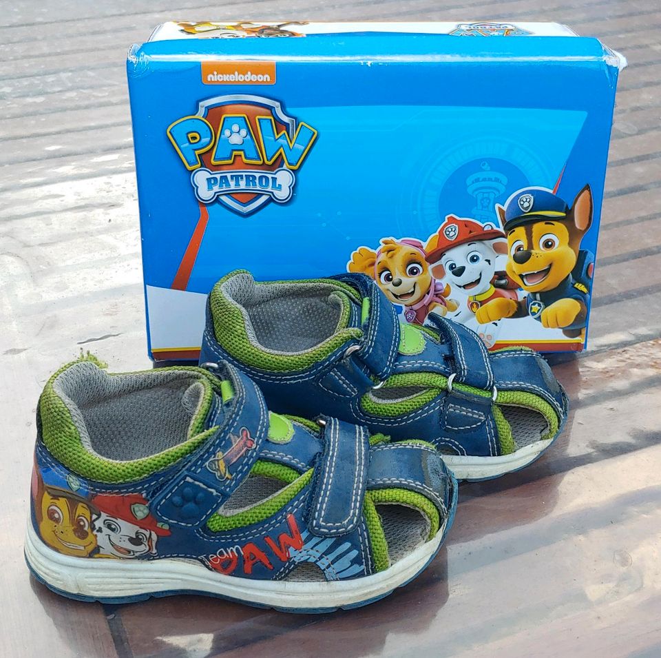 Paw Patrol Sandalen Lauflerner Größe 22 in Rumbach