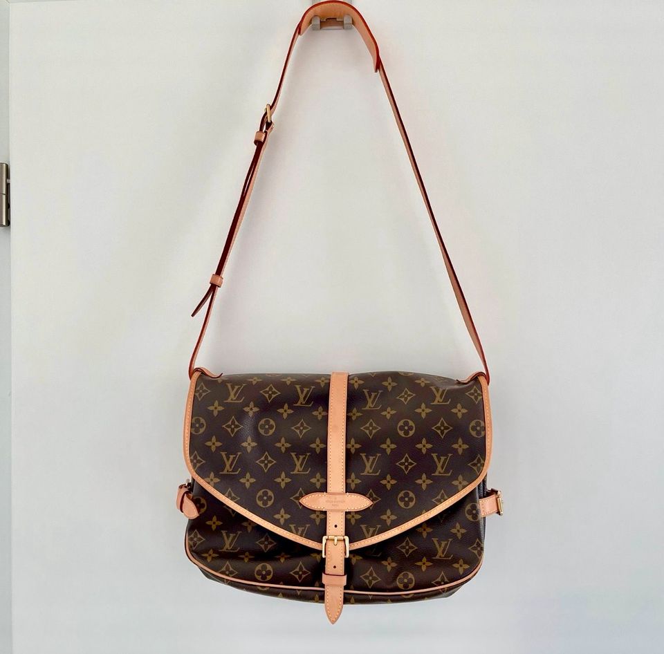 LOUIS VUITTON Satteltasche - Samur Leder Cross Body Handtasche in Geisenfeld