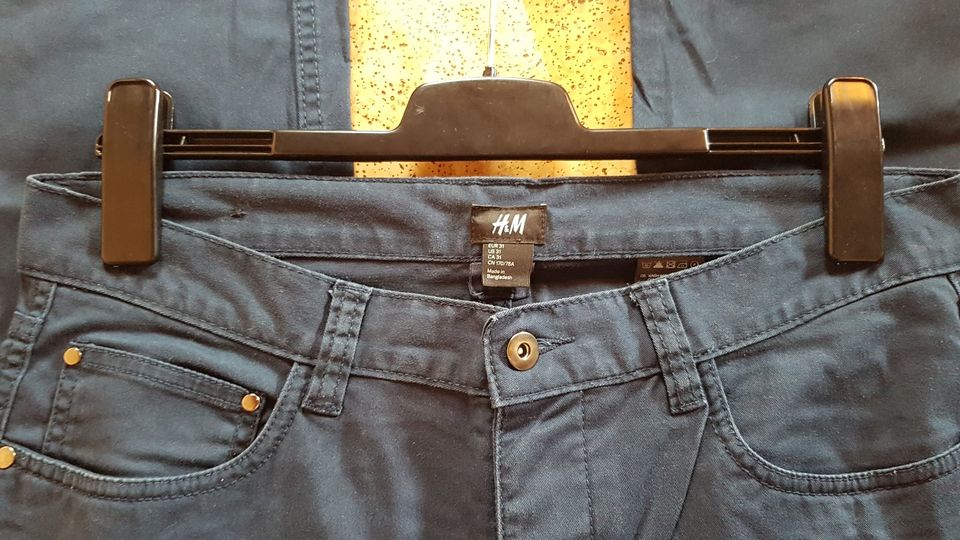 Jeans, Hose, blau, H&M, S, skinny fit, EU 31 in Woerth an der Donau