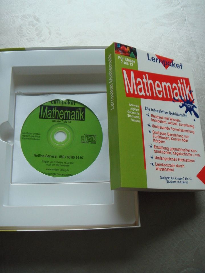 Lernpaket Mathematik CD mit Handbuch 400 Seiten in Seligenstadt