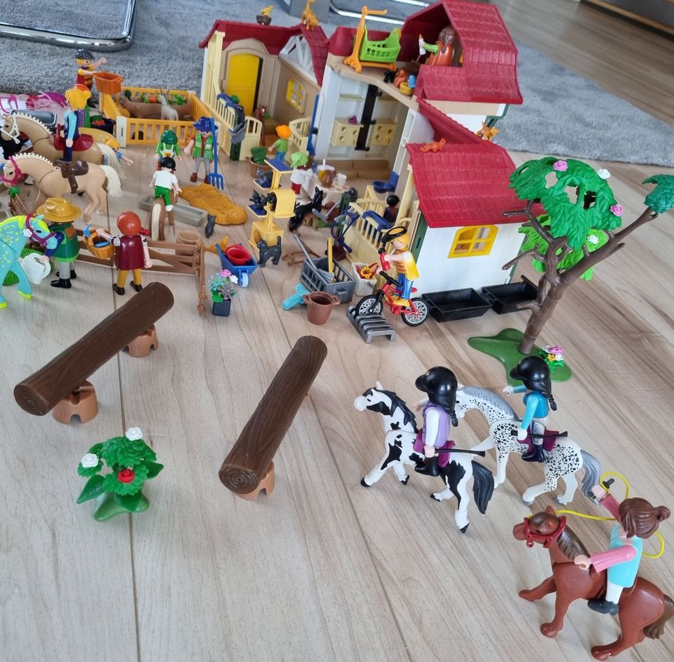 Playmobile Bauernhof mit diversen Figuren in Rastatt