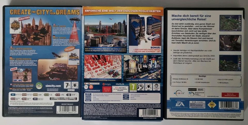 Spiele Sammlung SIMCITY für PC in Wutöschingen