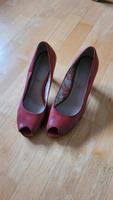 Pumps, Schuhe Leder rot Tamaris Bayern - Traunreut Vorschau