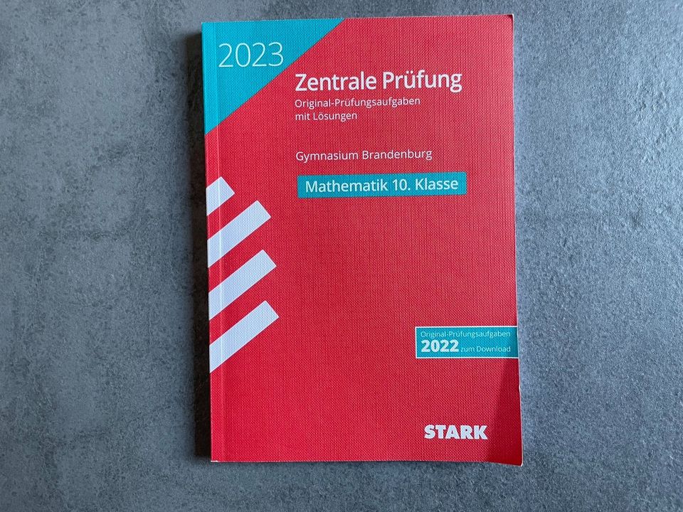 Zentrale Prüfung Gymnasium Brandenburg Mathematik 10.Kl., STARK in Wilhelmshorst