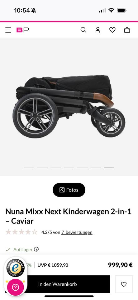 Nuna mixx next Kinderwagen - CAVIAR Komplettset in Schwelm