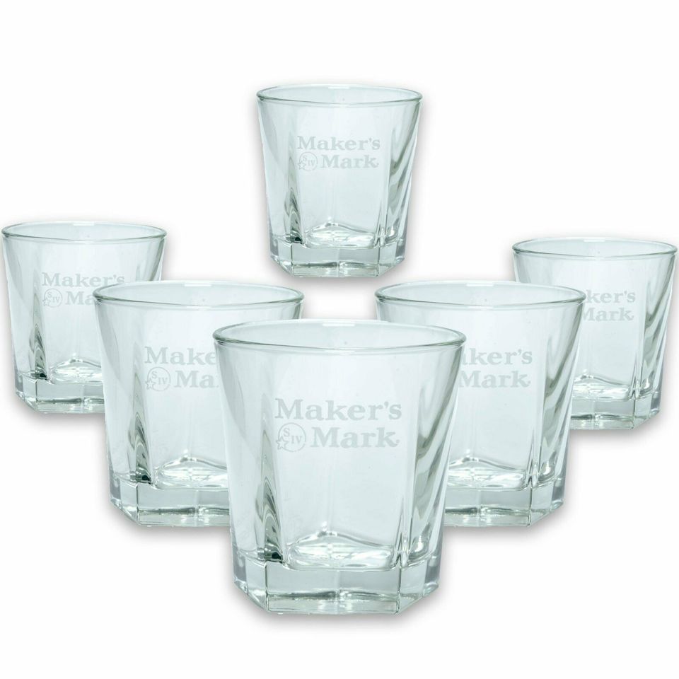 6x Makers Mark Tumbler Glas NEU OVP Gläser Cocktail Whisky Bar in Pforzheim