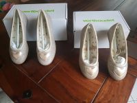 2 Paar Schuhe - Mädchen Ballerinas - Gold Nordrhein-Westfalen - Hürth Vorschau